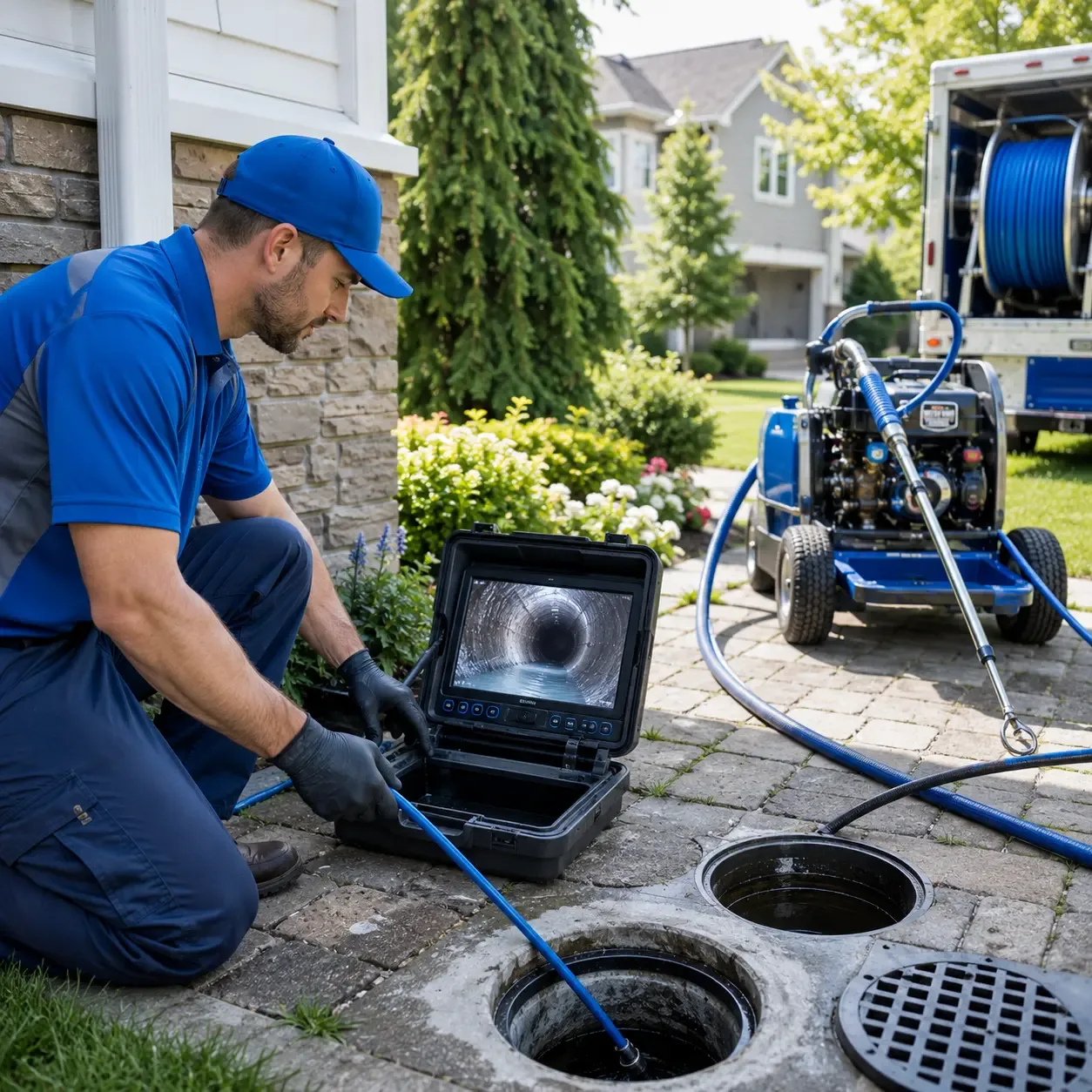 Outdoor drain cleaning professionals serving Midway, PA